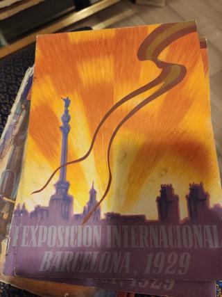 LIBRETO EXPOSICION INTERNACIONAL BARCELONA 1929