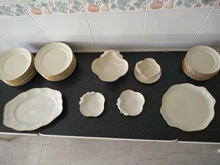 vajilla bidasoa filo oro