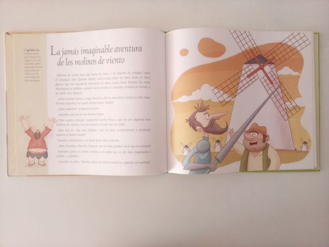Din Quijote y Sancho Panza para niños