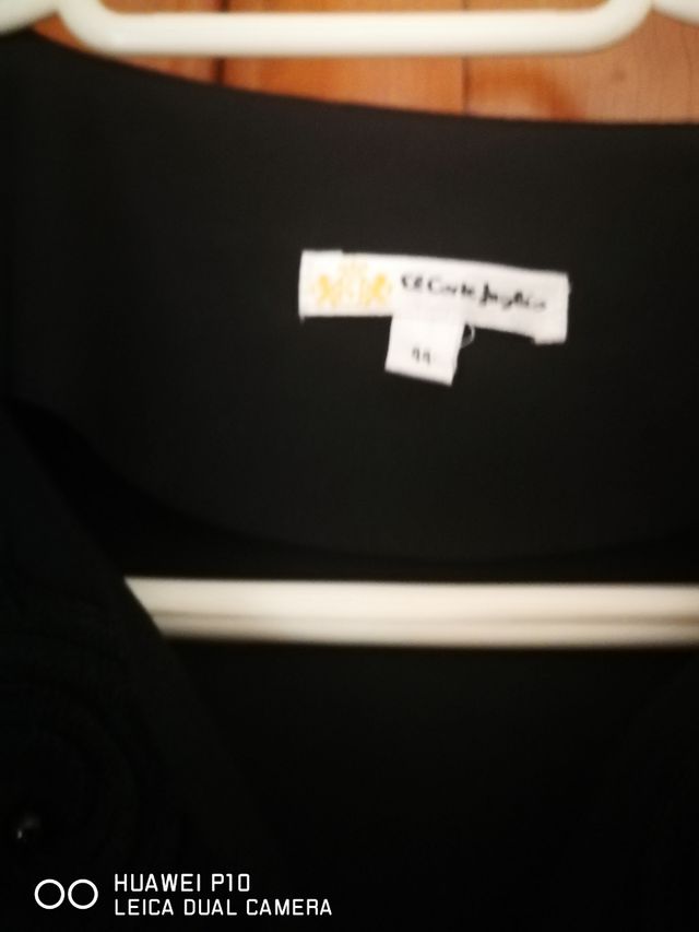 Camisa negra T44 elegance