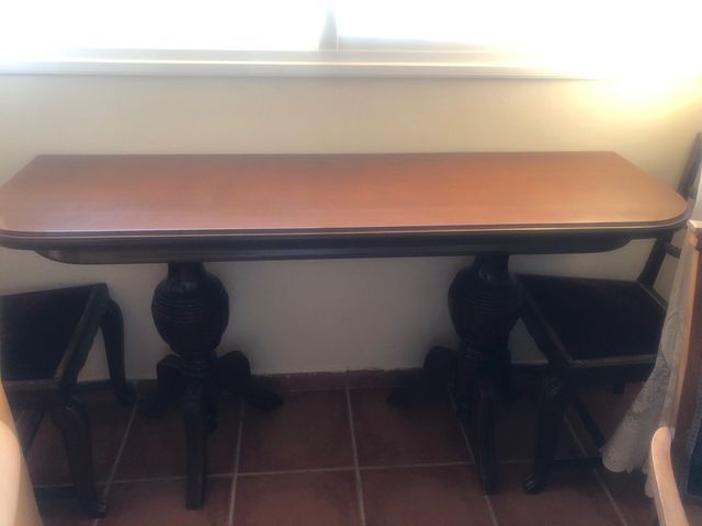 Mesa madera noble solo 50 euros desplegable