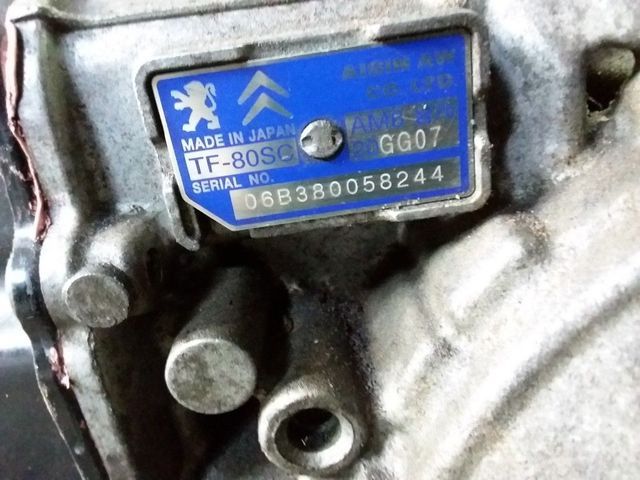 caja cambios peugeot TF-80SC 20gg07