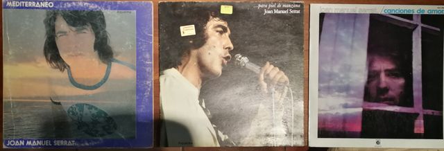 9 VINILOS DE JUAN MAUEL SERRAT