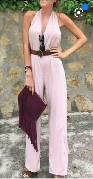 Mono rosa palo - Zara de segunda mano por 25 EUR en Pontevedra en WALLAPOP