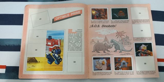 Album de cromos Transformers - Panini.