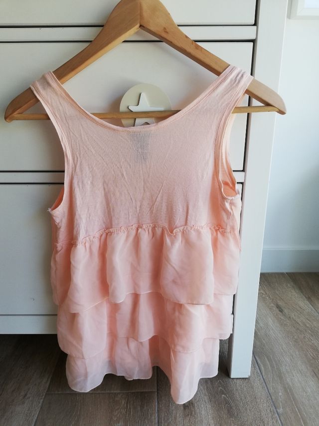 Camiseta tirante y volantes