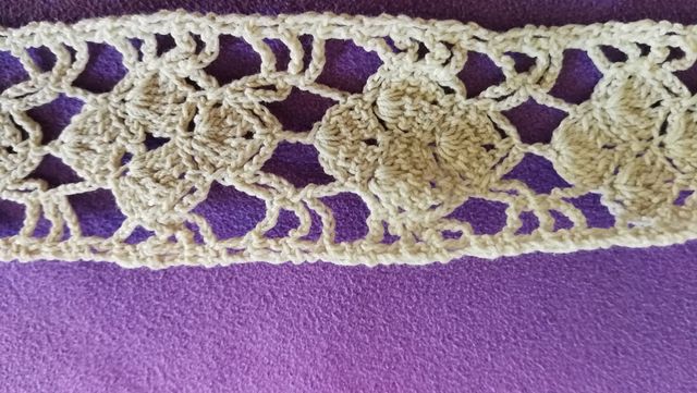 Puntillas realizadas en ganchillo