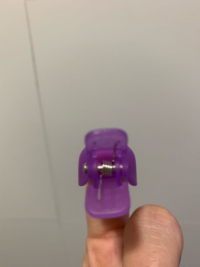 Pinzas para quitar esmalte de uñas permanentes