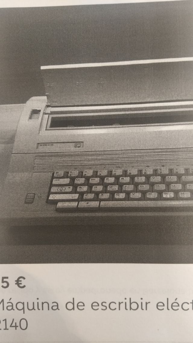 máquina de escribir eléctrica Philips VW 2140