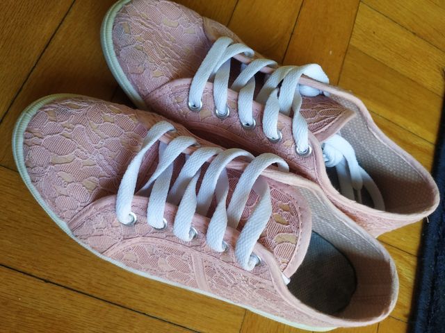 Zapatillas de lona mujer.