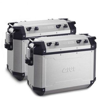 Maletas Givi Trekker Outback 37\\/48 L de Aluminio de segunda mano por 636  EUR en Terrassa en WALLAPOP