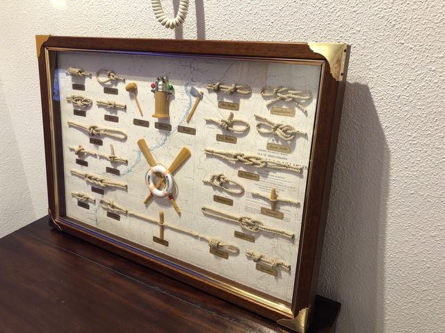 Cuadro de nudos marinos