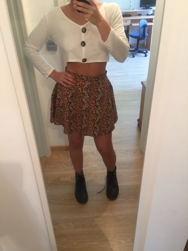 Falda cintura alta Pepe Jeans