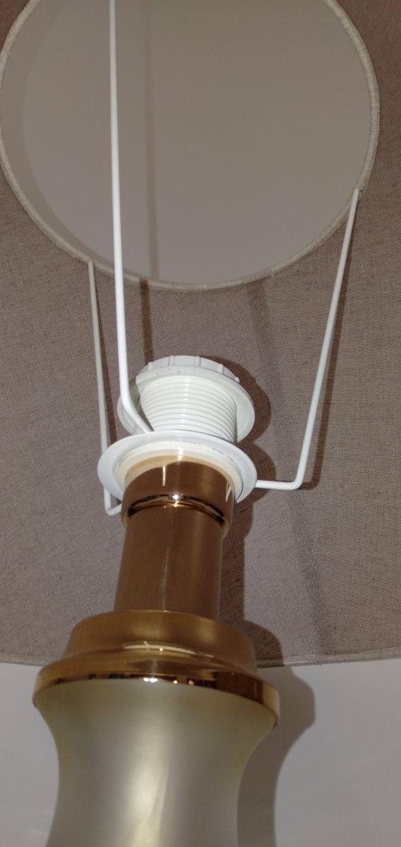 Lámpara cristal grande + Bombonera, vintage de segunda mano por 73 € en