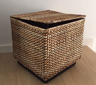 baul mimbre forrado 90 cm largo ikea baul mimbre forrado 90 cm largo ikea