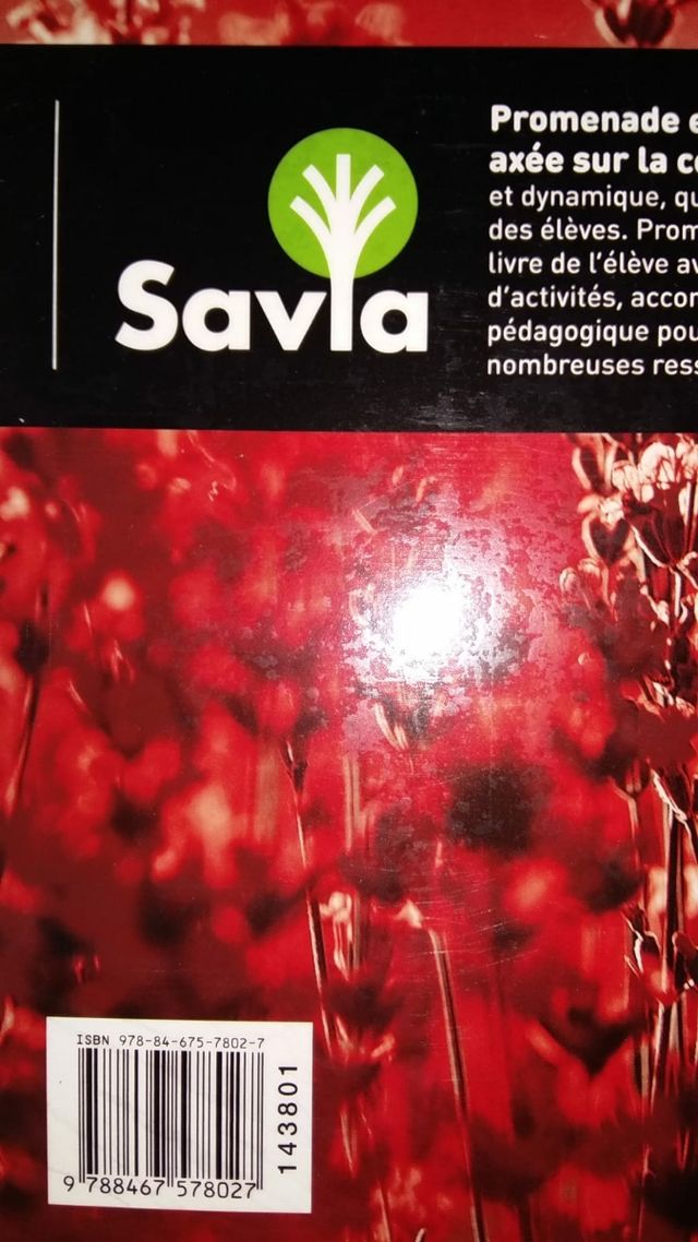 Cuadernillo de actividades de Francés.