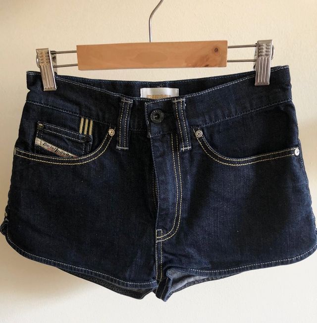 Shorts micro azul oscuro Diesel x adidas