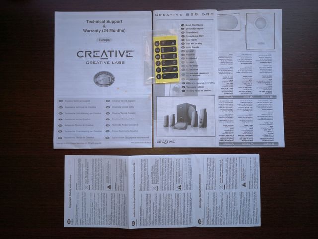 Altavoces 5.1 CREATIVE SBS580