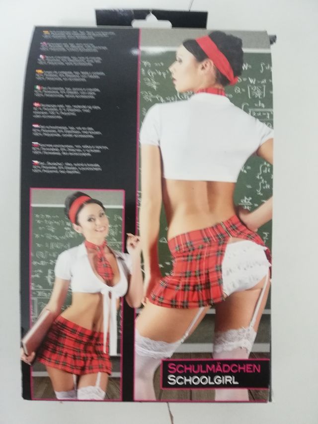 Lencería  de Colegiala  .