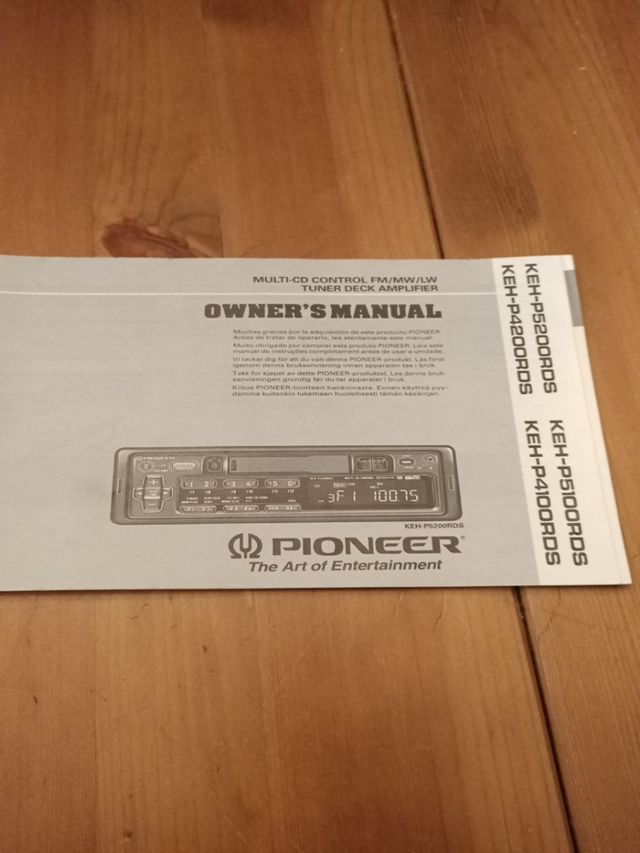 Radio cassette Pioneer Ganga!!!!