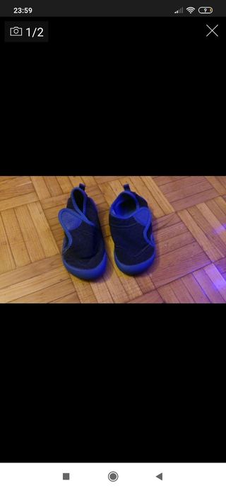 ZAPATILLAS DE TELA Y GOMA DECATHLON N°28 de segunda mano por 3 EUR en  Coslada en WALLAPOP