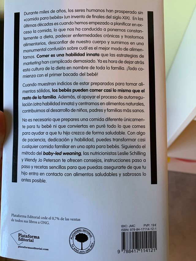 Libro "Todo sobre el baby-led weaning"