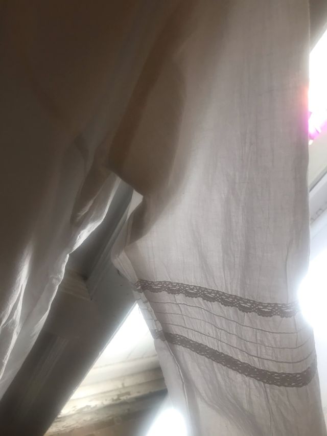 Camisola boho bordada blanca Natura