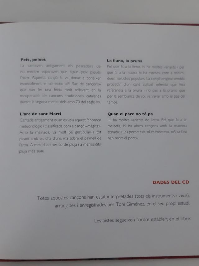 Cançons Tradicionals Infantils 2