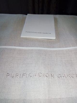 Juego sábanas Purificación García nuevo de segunda mano por 120 EUR en  Madrid en WALLAPOP
