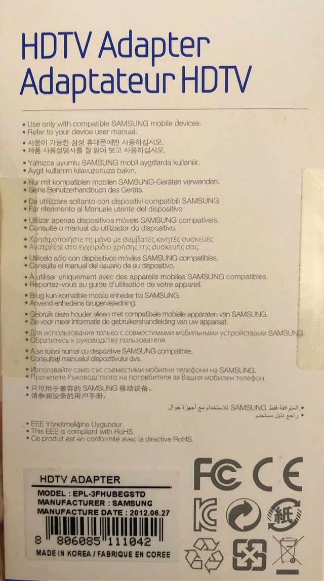 Adaptador Teléfono-HDTV