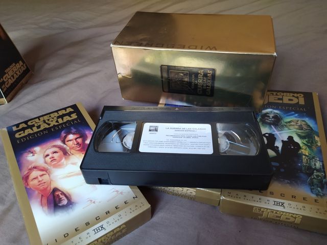 Trilogía original Star Wars VHS edicion especial