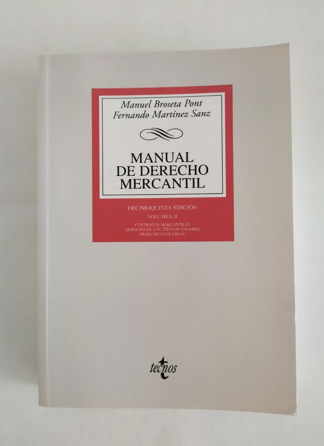 Manual Derecho Mercantil