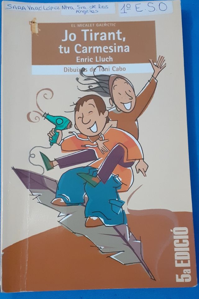 Jo Tirant, tu Carmesina