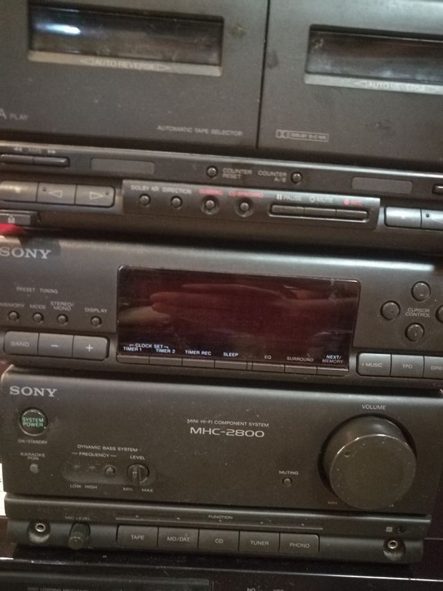 Equipo Música Sony de segunda mano