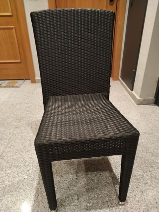 Sillas de rattan de segunda mano en WALLAPOP