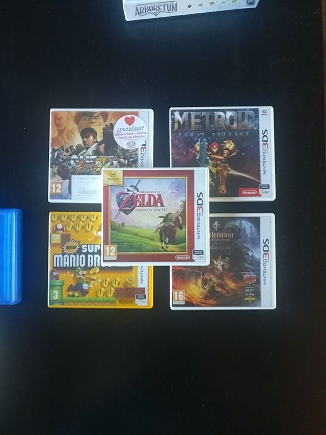 Pack Nintendo 3DS XL + Juegos de segunda mano por 140 € en Madrid en WALLAPOP