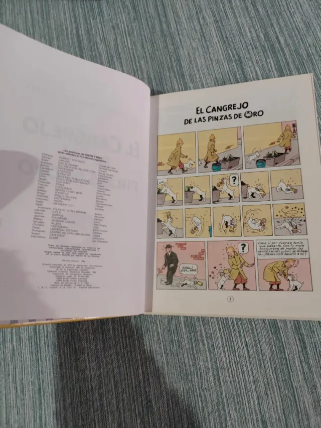 Cómic Las aventuras de Tintín