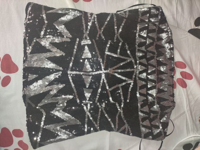 Top lentejuelas de Stradivarius