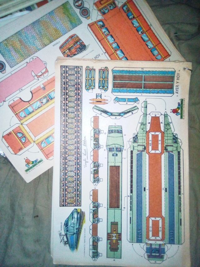 Plantillas para recortar, pegar y montar o dibujar