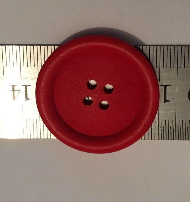 Botones de madera, 3,5cms