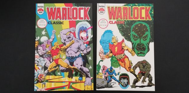 Cómics Warlock ,números 1 y 2