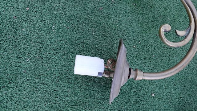 Aplique de pared antiguo 2 brazos