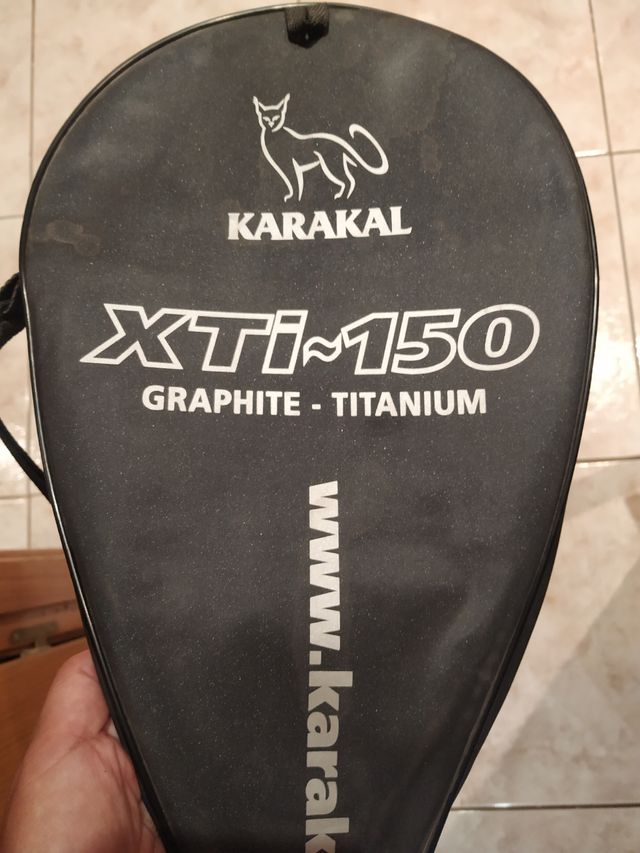 Racchetta da squash Karakal as-180 con coperchio