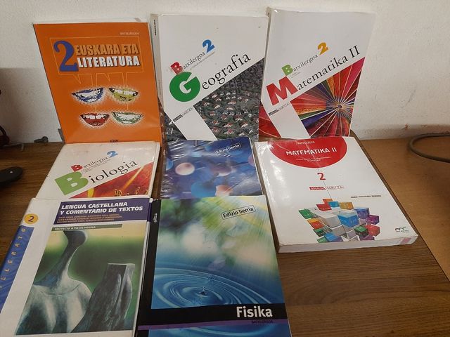 libros segundo bachiller