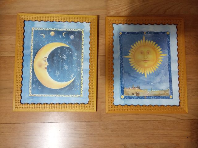 Cuadros sol y luna