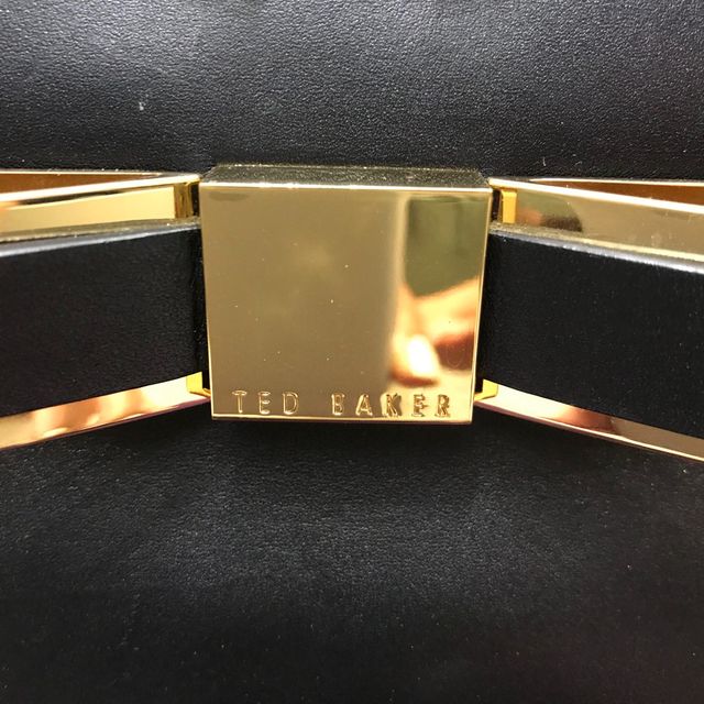 Bolso negro de piel Ted Baker