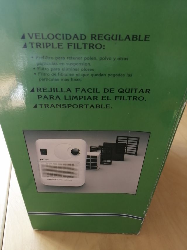 purificador de aire, ventilador