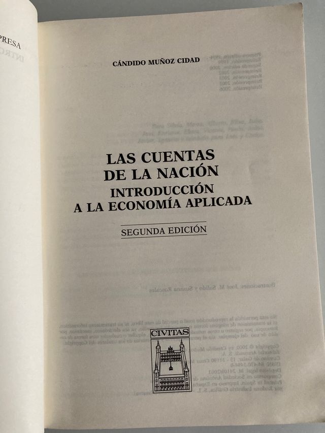 Las cuentas de la nación
