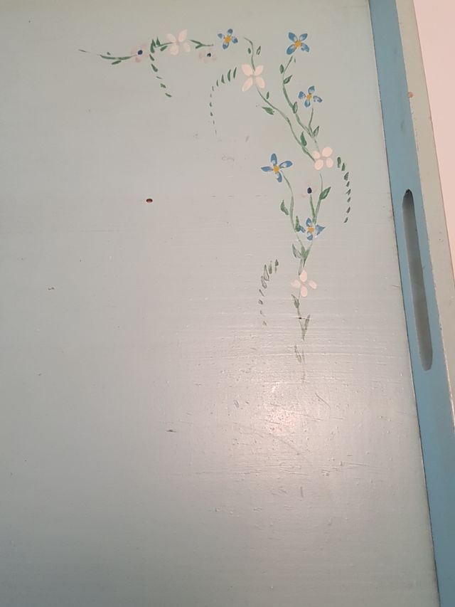 ANTIGUA CAMARERA O BANDEJA DE SERVICIO DE MADERA