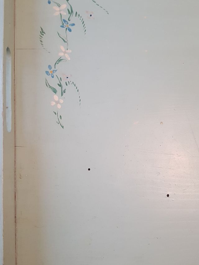 ANTIGUA CAMARERA O BANDEJA DE SERVICIO DE MADERA